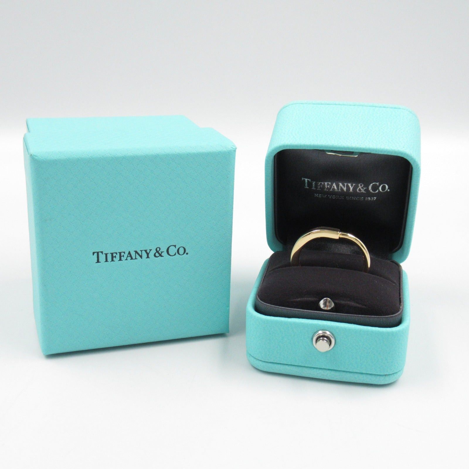 Tiffany & Co. Tiffany Co Lock Ring K18Pg (Pink Gold) Gold Size ONE SIZE - 7 Thumbnail