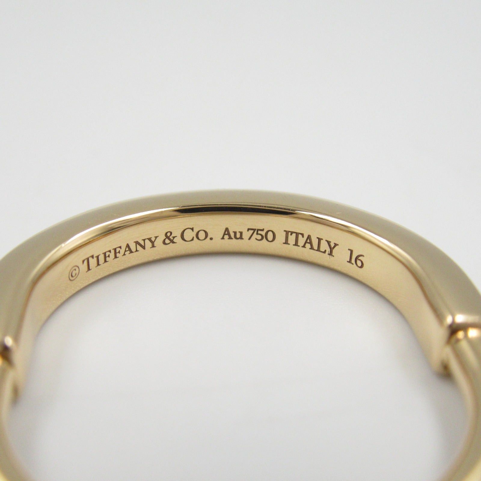 Tiffany & Co. Tiffany Co Lock Ring K18Pg (Pink Gold) Gold Size ONE SIZE - 4 Thumbnail