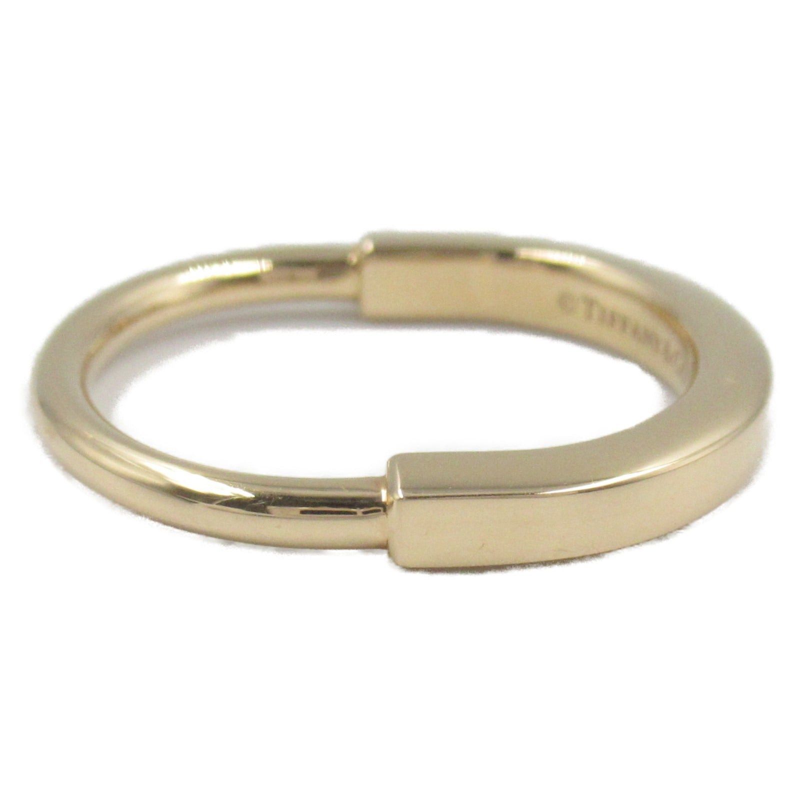 Tiffany & Co. Tiffany Co Lock Ring K18Pg (Pink Gold) Gold Size ONE SIZE - 3 Thumbnail