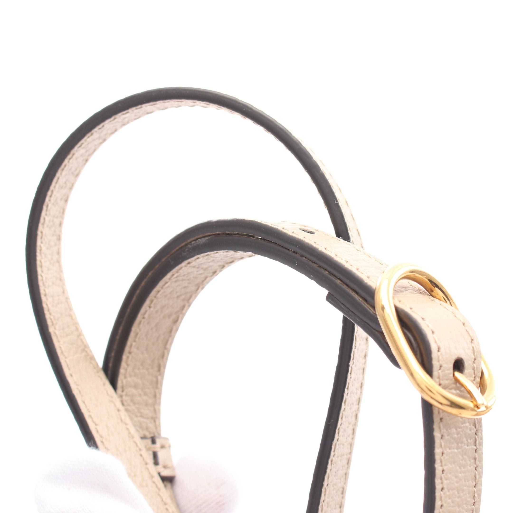 Gucci Gucci Diana Mini Bamboo Handbag Tote Bag Leather Gray Beige Size ONE SIZE - 9 Thumbnail