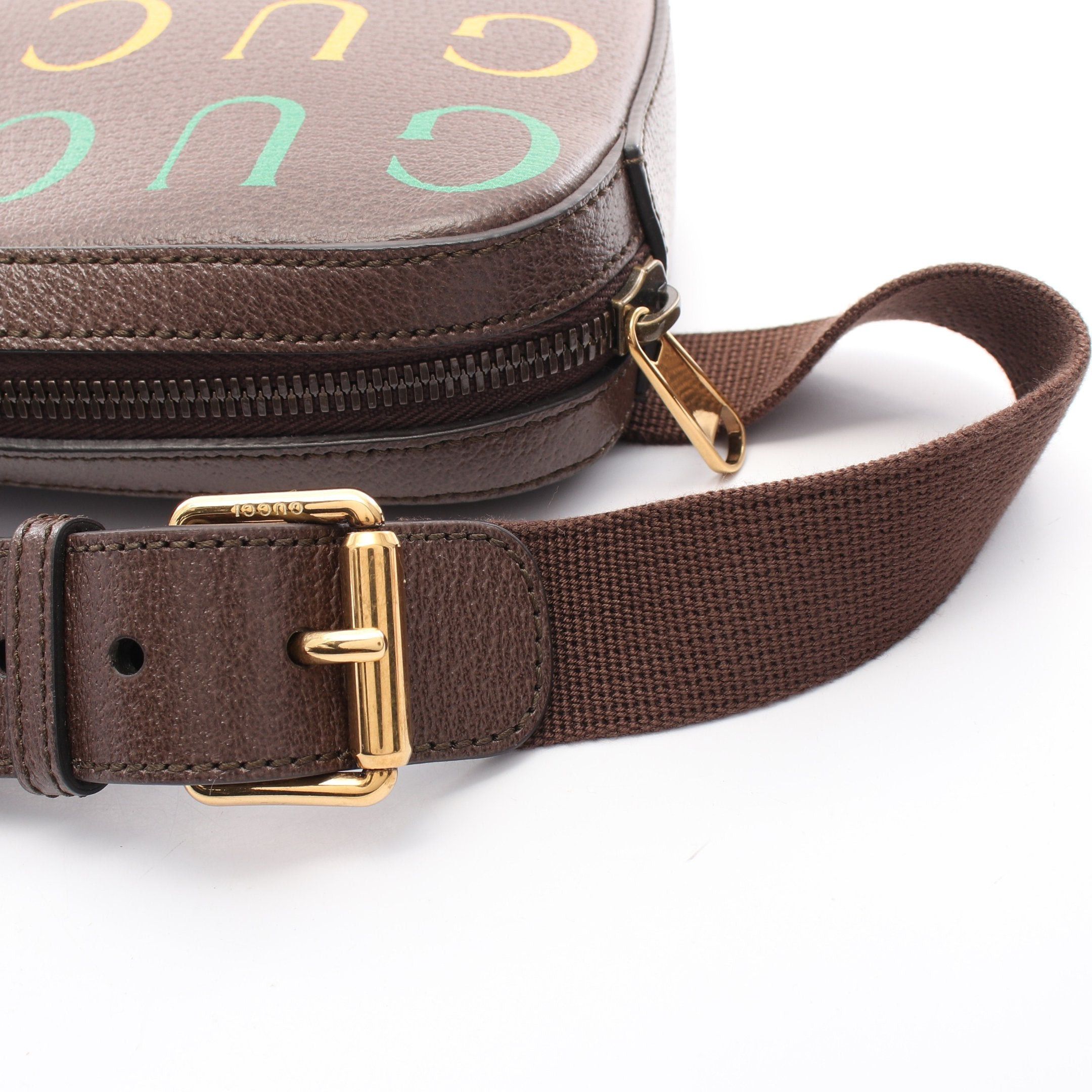 Gucci Gucci Bum Bag Belt Centennial Body Leather Dark Brown Multicolor 100Th Anniversary Size ONE SIZE - 5 Thumbnail
