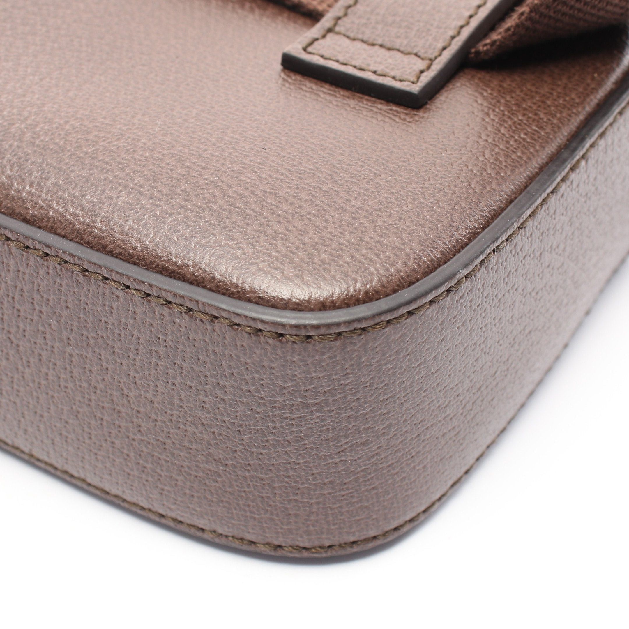 Gucci Gucci Bum Bag Belt Centennial Body Leather Dark Brown Multicolor 100Th Anniversary Size ONE SIZE - 8 Thumbnail