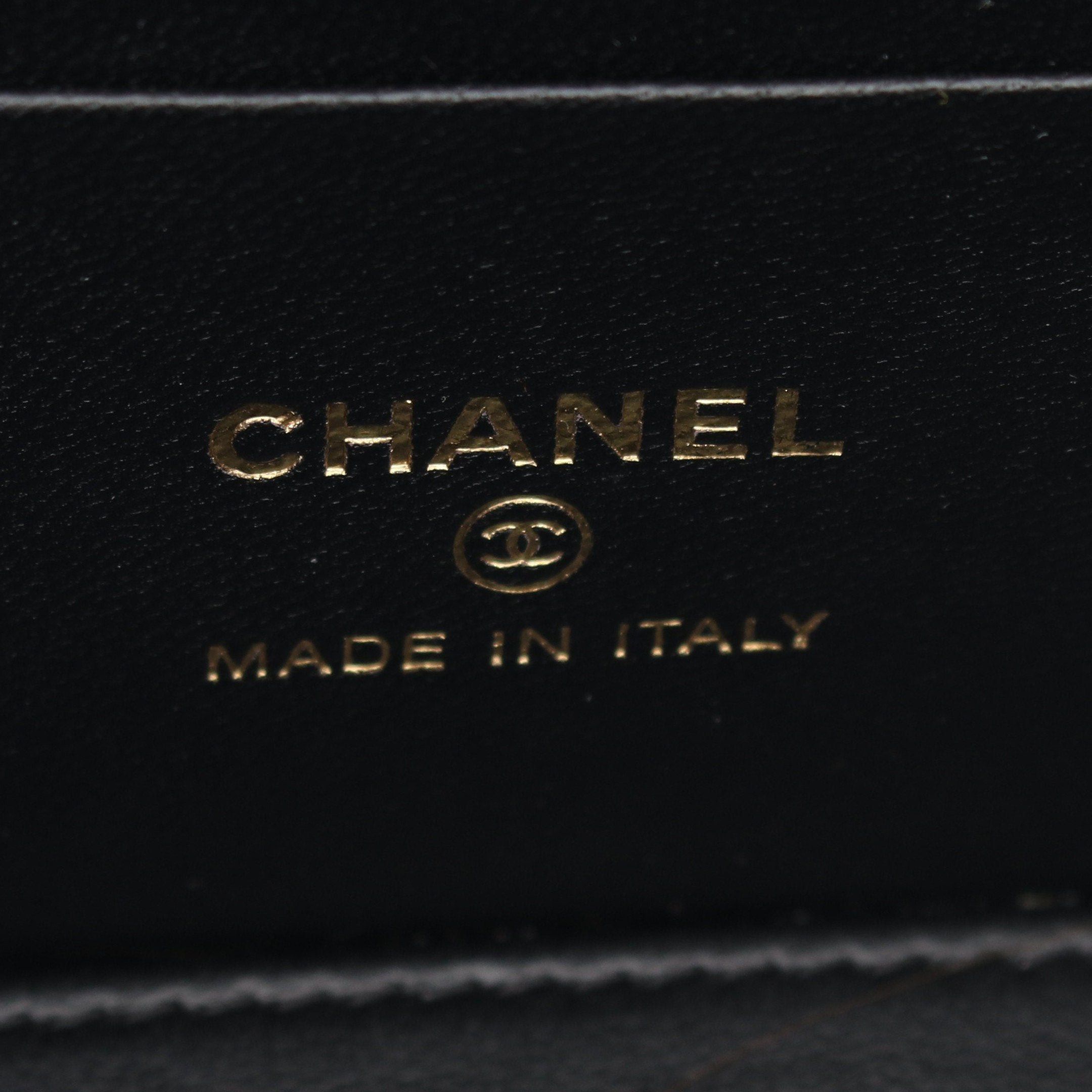 Chanel Chanel Matelasse Vanity Bag Chain Shoulder Heart Lambskin Black Gold Hardware Size ONE SIZE - 4 Thumbnail