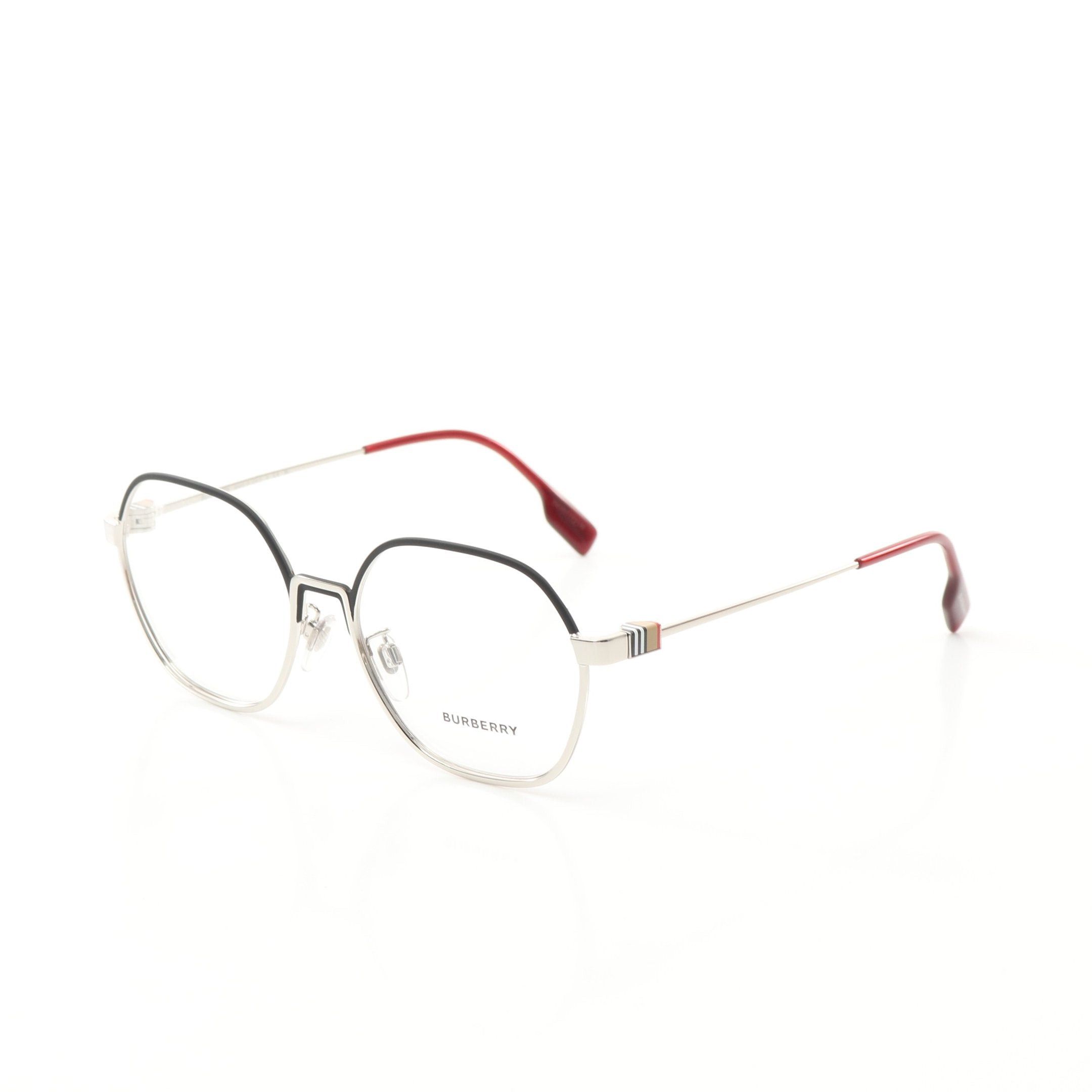 Burberry Burberry Winston Glasses Silver Black Size ONE SIZE - 2 Thumbnail