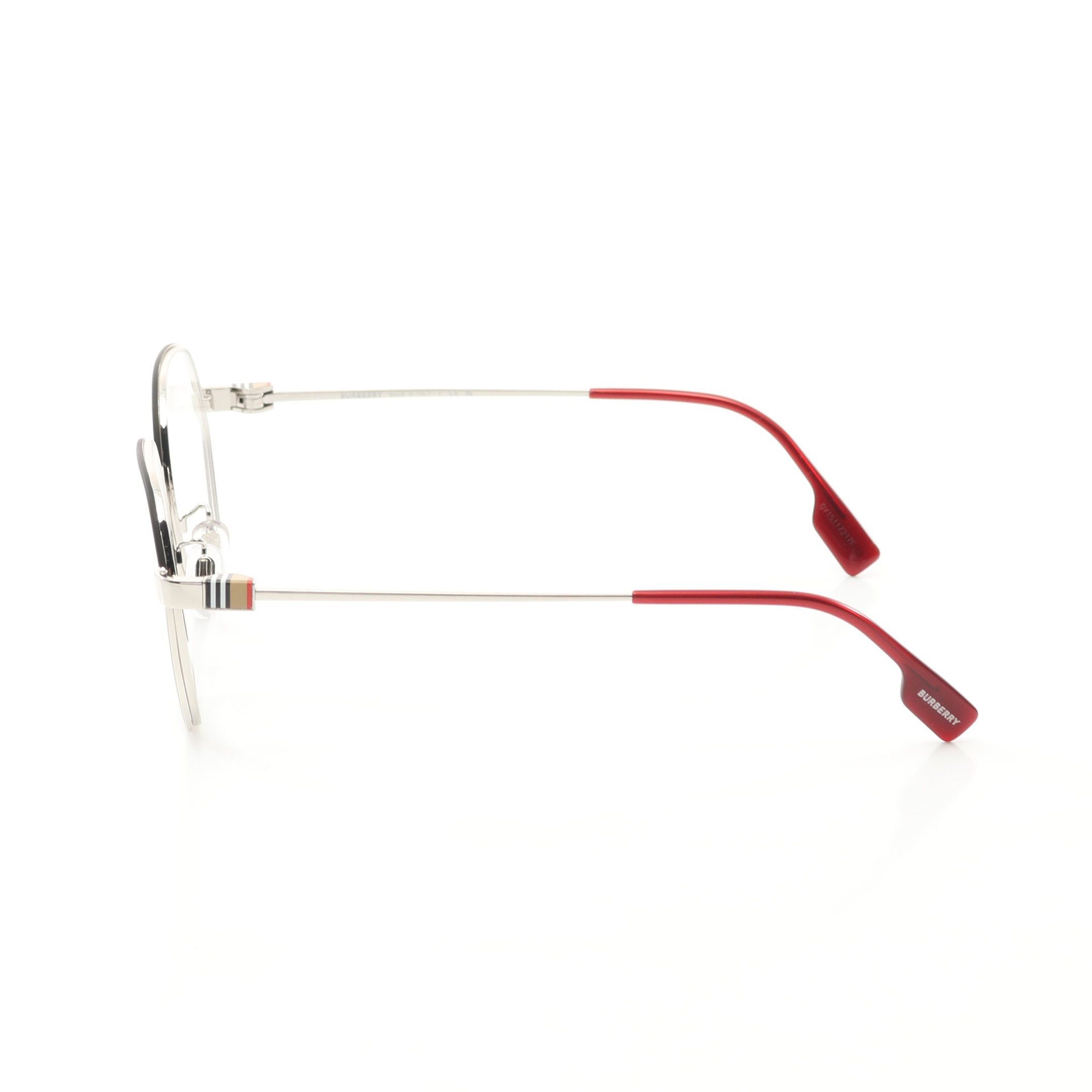 Burberry Burberry Winston Glasses Silver Black Size ONE SIZE - 3 Thumbnail