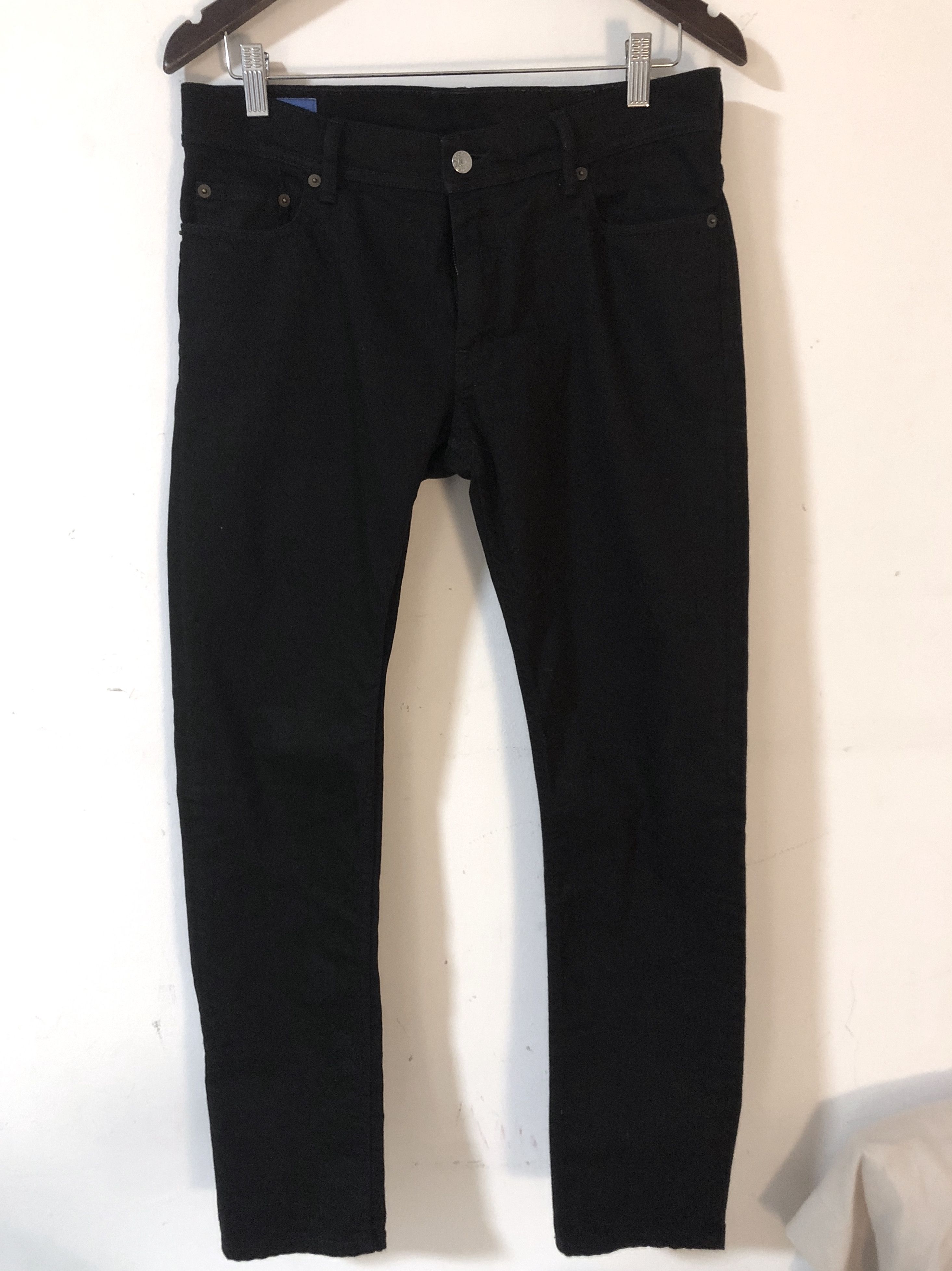 Acne Studios Bla Konst North Stay Black Denim Jeans Size US 32 / EU 48 - 3 Thumbnail