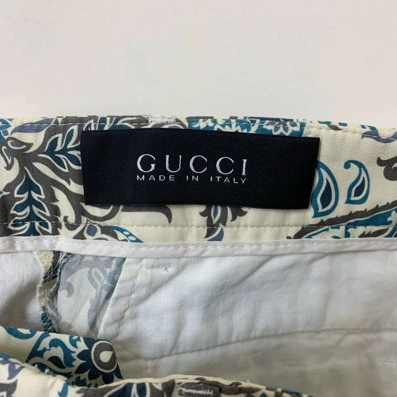 Gucci Gucci Leaf Print Long Pants Size 44 - dmc Size US 31 - 3 Thumbnail