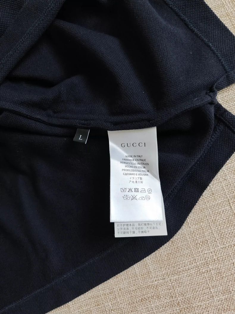 Gucci Gucci Men's Polo Shirt Short Sleeve Dark Blue - dmc Size US L / EU 52-54 / 3 - 4 Thumbnail
