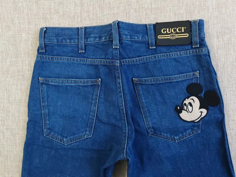 Gucci Gucci Disney Mickey Mouse Denim Pants for Men - dmc Size US 30 / EU 46 - 6 Thumbnail