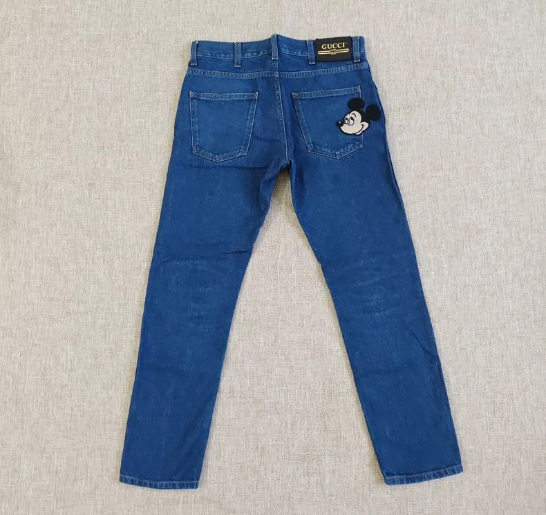 Gucci Gucci Disney Mickey Mouse Denim Pants for Men - dmc Size US 30 / EU 46 - 2 Thumbnail