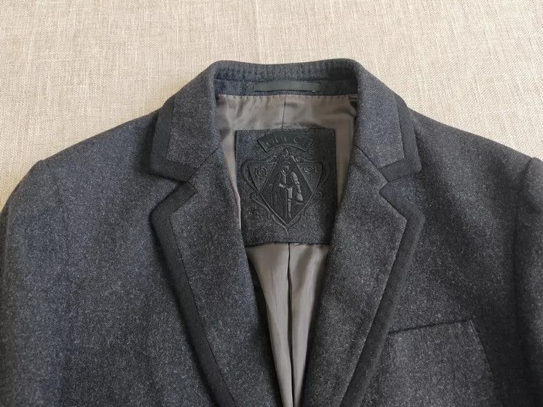 Gucci Gucci Men's Casual Wool Suit Jacket - dmc Size US M / EU 48-50 / 2 - 2 Thumbnail
