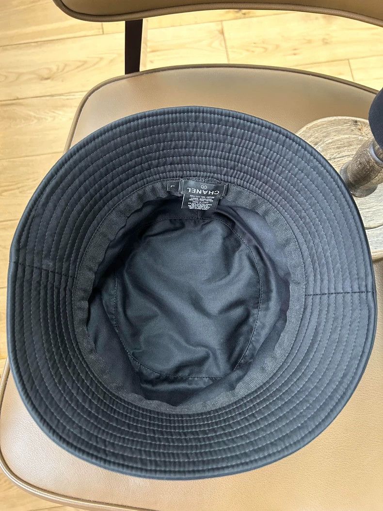 Chanel Chanel Classic Black Logo Fisherman Hat - dmc Size ONE SIZE - 6 Thumbnail