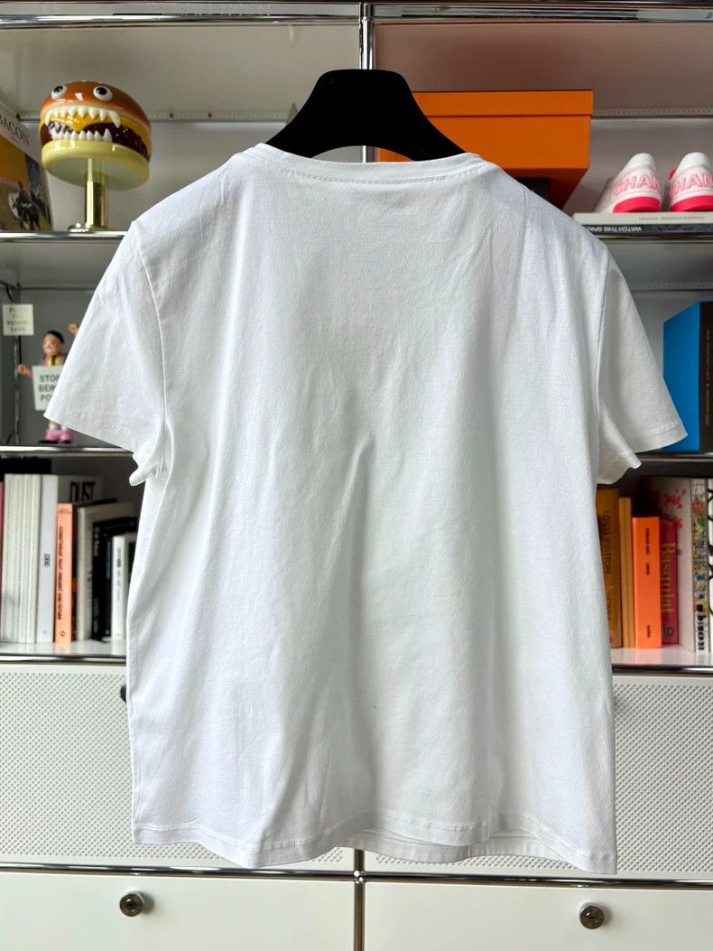 Chanel Chanel White Short Sleeve T-Shirt with Logo - dmc Size US S / EU 44-46 / 1 - 4 Thumbnail