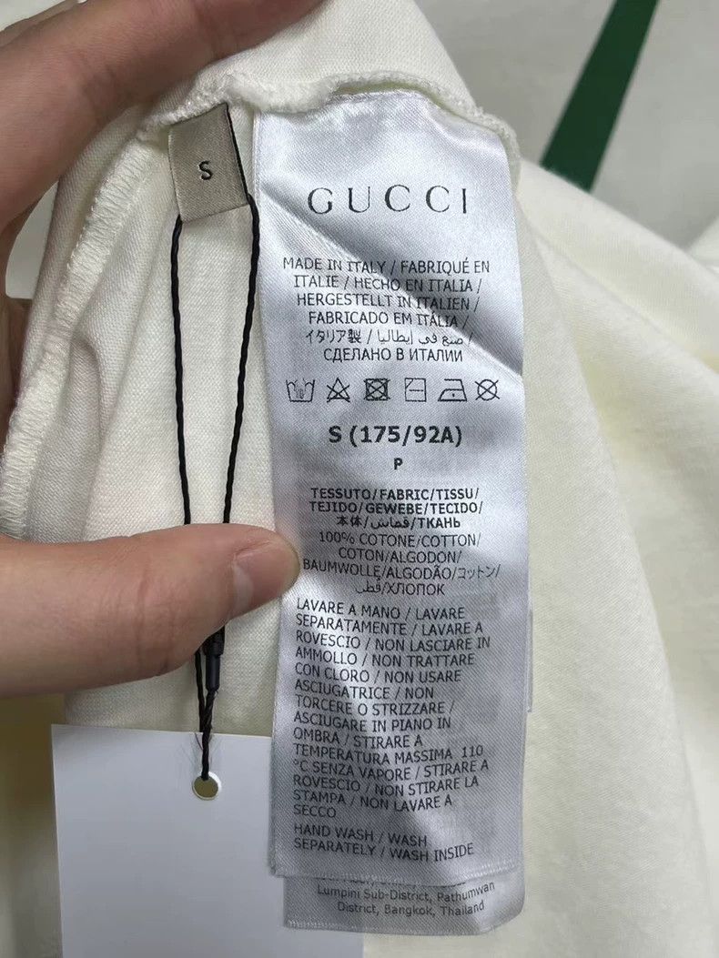 Gucci Gucci White Short Sleeve Lightning Logo T-Shirt - dmc Size US S / EU 44-46 / 1 - 4 Thumbnail