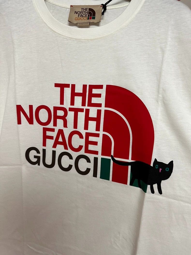 Gucci Gucci North Face White T-shirt - dmc Size US M / EU 48-50 / 2 - 2 Thumbnail