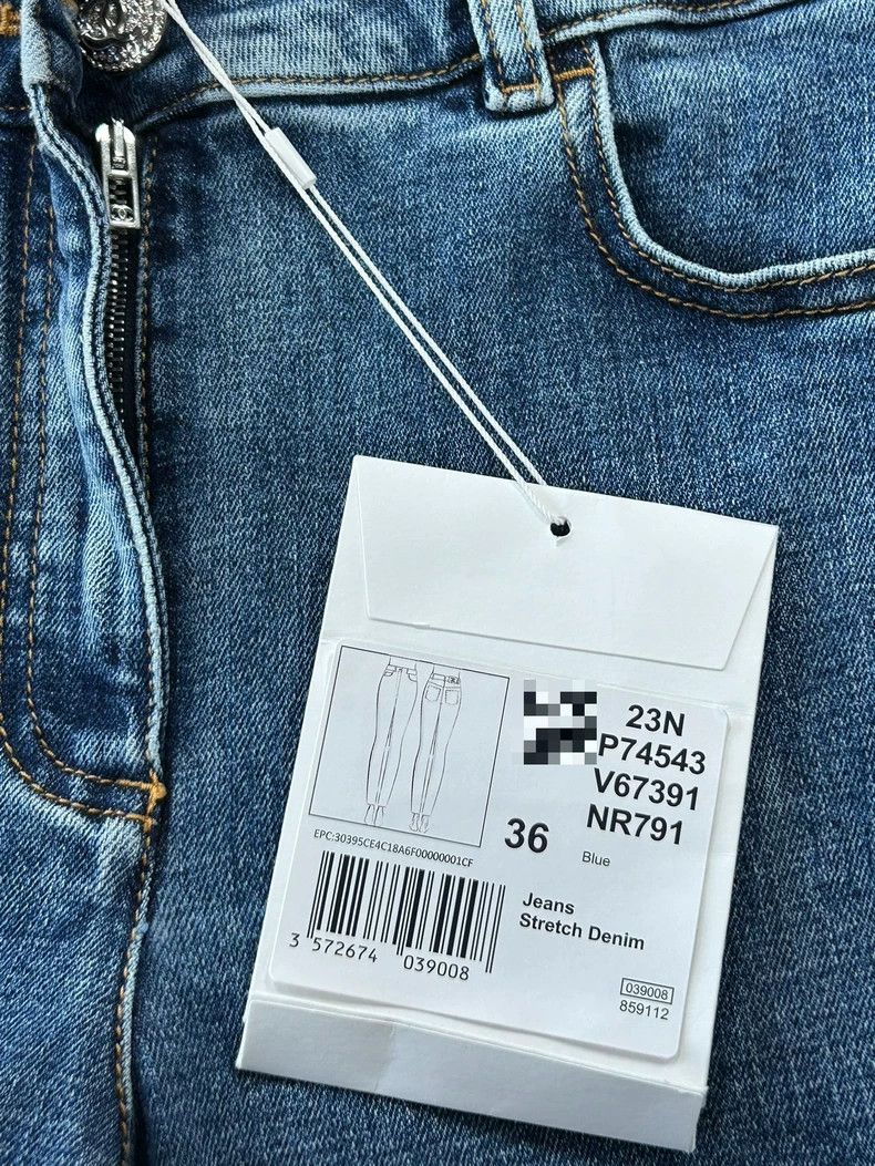 Chanel Chanel Logo Slim Fit Denim Pants 36 Size - dmc Size US 36 / EU 52 - 6 Thumbnail