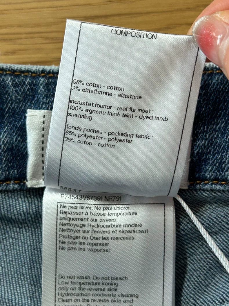 Chanel Chanel Logo Slim Fit Denim Pants 36 Size - dmc Size US 36 / EU 52 - 8 Thumbnail