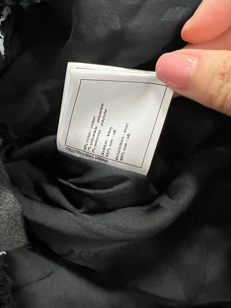 Chanel Chanel Black and White Check Tweed Jacket - dmc Size US XL / EU 56 / 4 - 8 Thumbnail