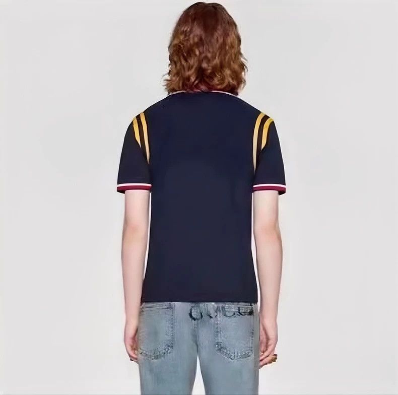 Gucci Gucci Men's Little Bee Polo Shirt - dmc Size US M / EU 48-50 / 2 - 2 Thumbnail