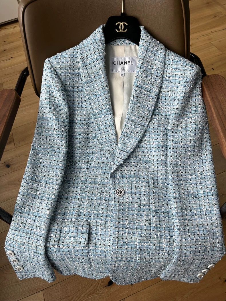 Chanel Chanel 19C Soft Tweed Blazer Jacket - dmc Size US M / EU 48-50 / 2 - 8 Thumbnail