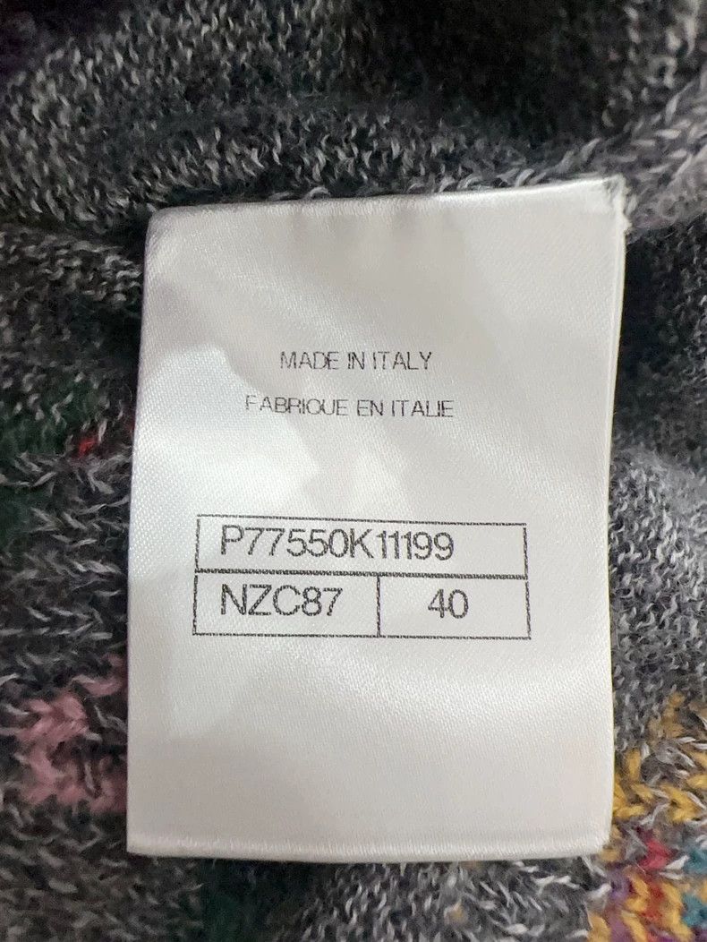 Chanel Gray Cashmere Sweater with Cute Teapot Design - dmc Size US M / EU 48-50 / 2 - 4 Thumbnail