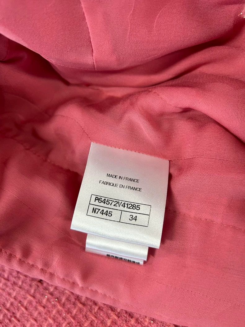 Chanel Chanel 2020 Pink Handmade Jacket - dmc Size US S / EU 44-46 / 1 - 8 Thumbnail