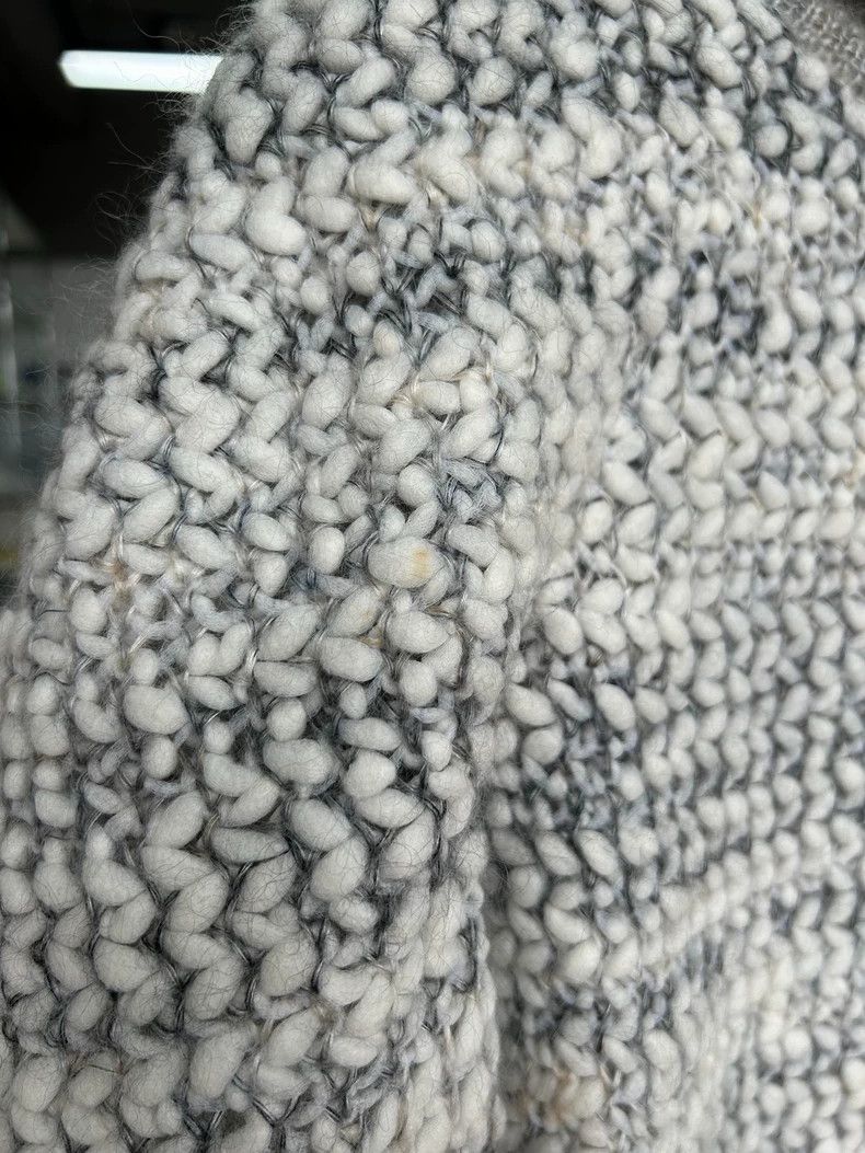 Chanel Chanel Gray White Knit Cape Sweater - dmc Size US S / EU 44-46 / 1 - 8 Thumbnail