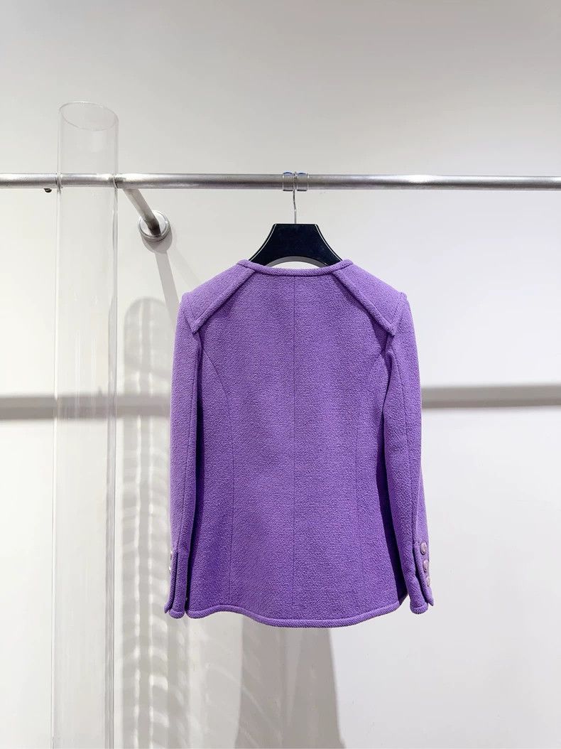 Chanel Chanel Purple Spring Jacket from 20 Resort Collection - dmc Size US S / EU 44-46 / 1 - 2 Thumbnail