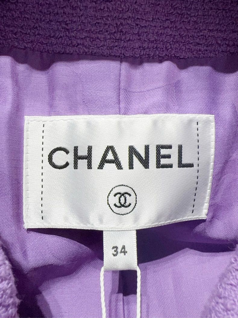 Chanel Chanel Purple Spring Jacket from 20 Resort Collection - dmc Size US S / EU 44-46 / 1 - 3 Thumbnail