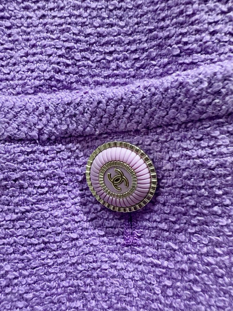 Chanel Chanel Purple Spring Jacket from 20 Resort Collection - dmc Size US S / EU 44-46 / 1 - 5 Thumbnail