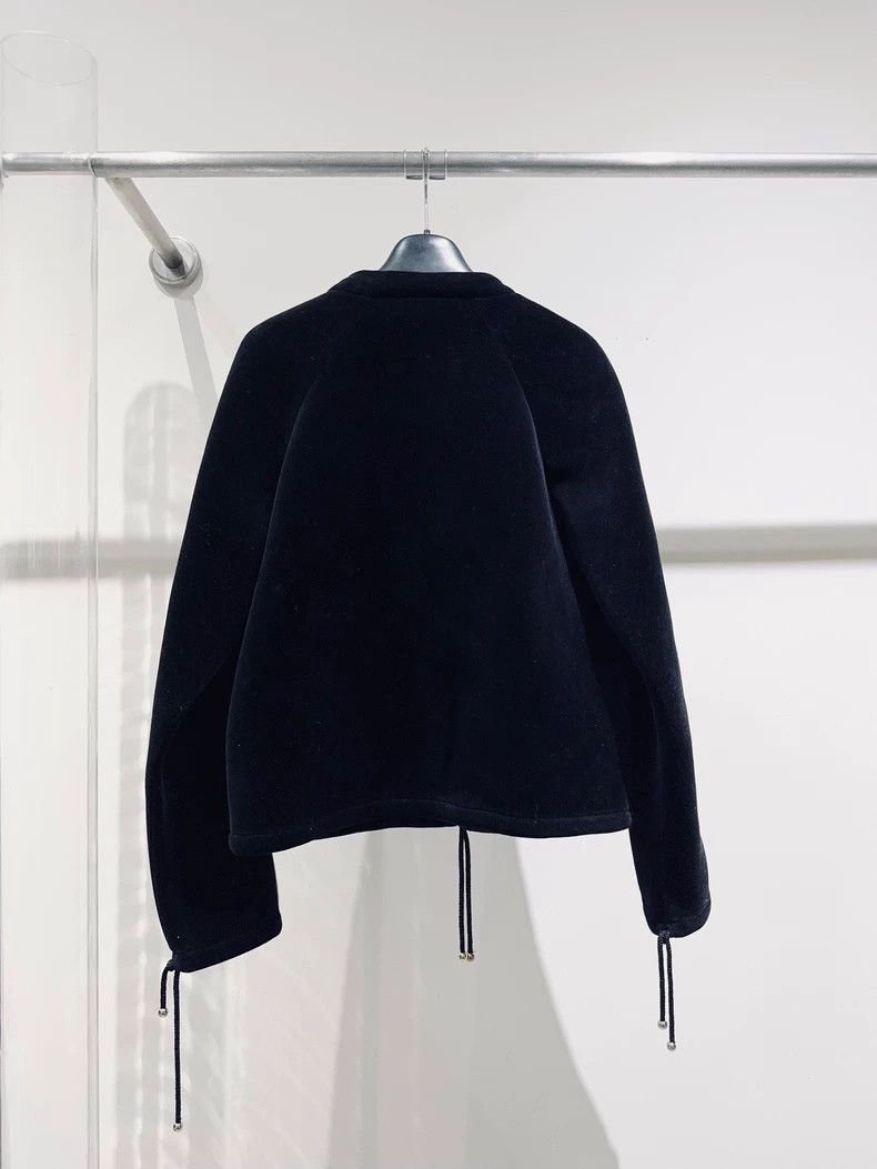 Chanel Chanel Black Velvet Jacket with Logo - dmc Size US M / EU 48-50 / 2 - 4 Thumbnail