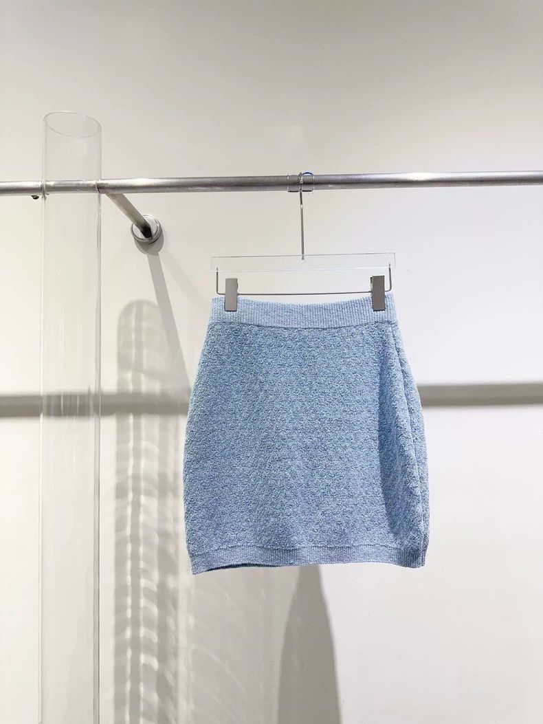 Chanel Chanel High Waist Blue Mini Skirt - dmc Size US 38 / EU 54 - 4 Thumbnail