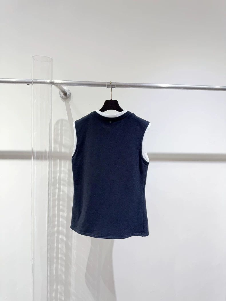 Chanel Chanel Number 5 Sleeveless Top - dmc Size US M / EU 48-50 / 2 - 2 Thumbnail