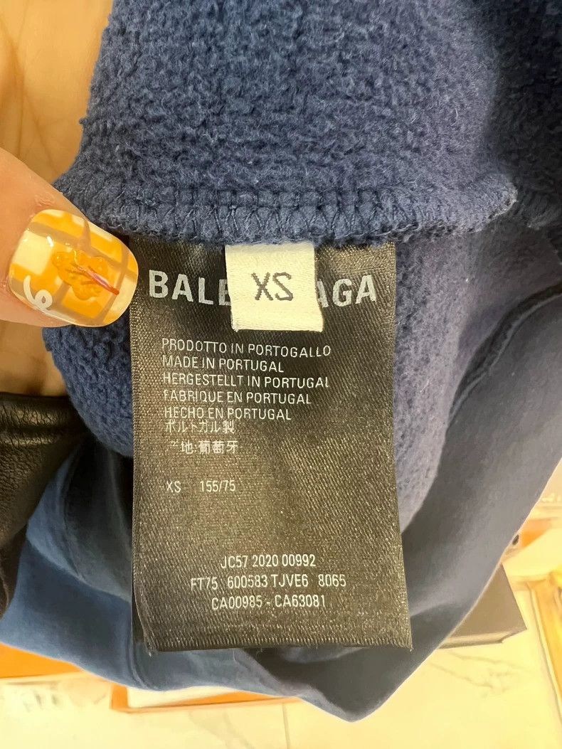 Balenciaga Balenciaga Blue Hooded Sweatshirt with Cartoon - dmc Size US XS / EU 42 / 0 - 3 Thumbnail
