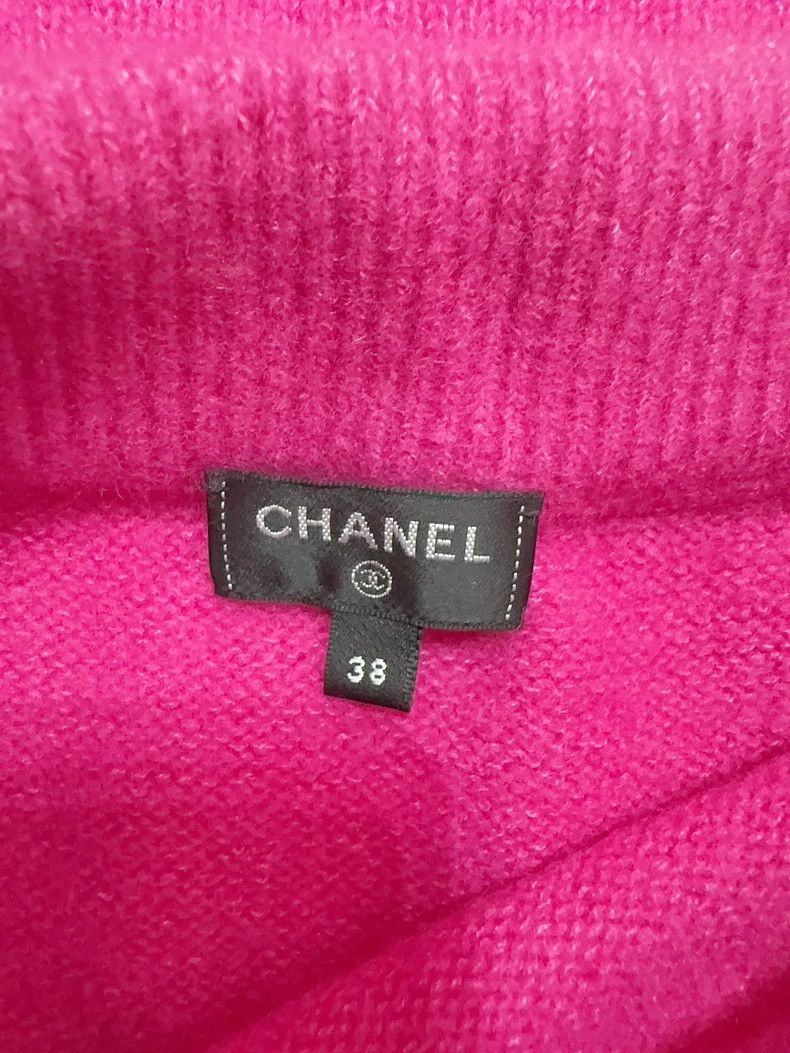 Chanel Chanel Pink Cashmere Half Skirt Size 38 - dmc Size US 38 / EU 54 - 4 Thumbnail