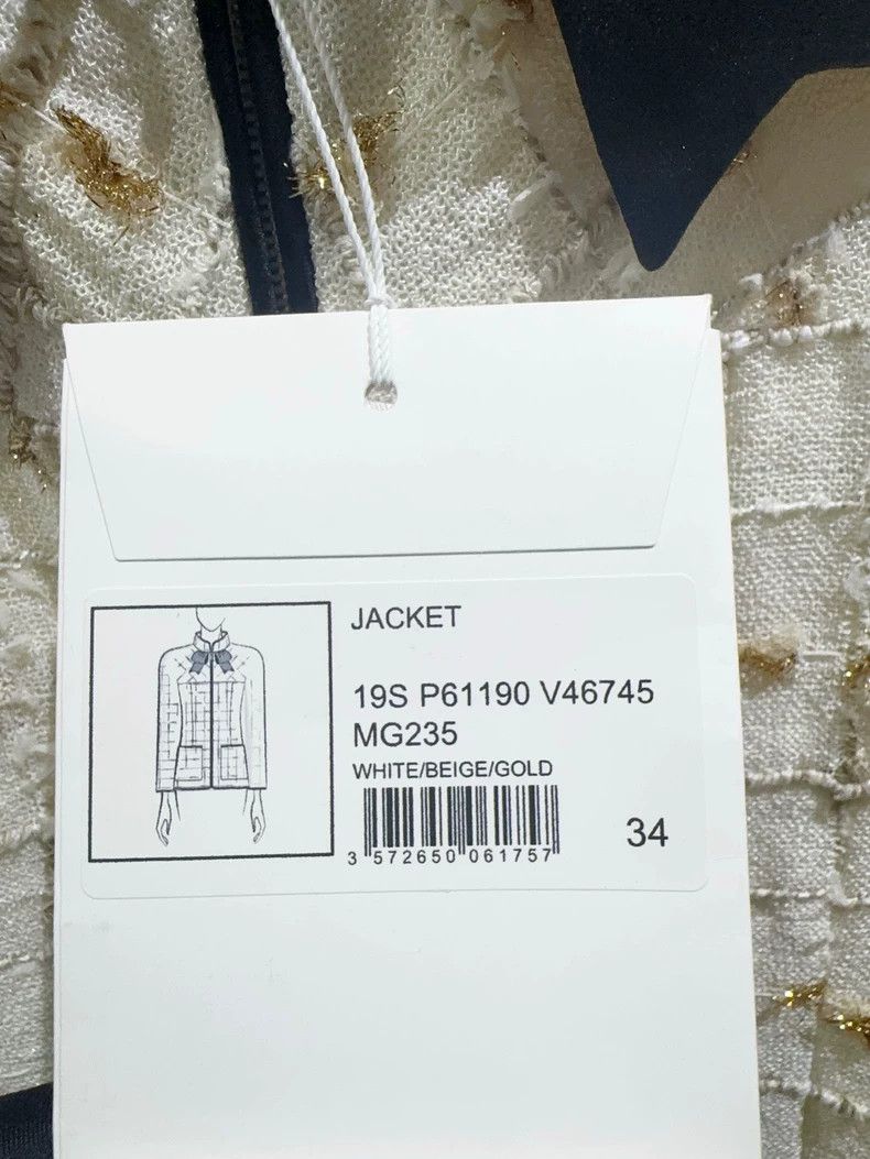 Chanel Chanel 19S Beach Series Bow Jacket - dmc Size US S / EU 44-46 / 1 - 3 Thumbnail