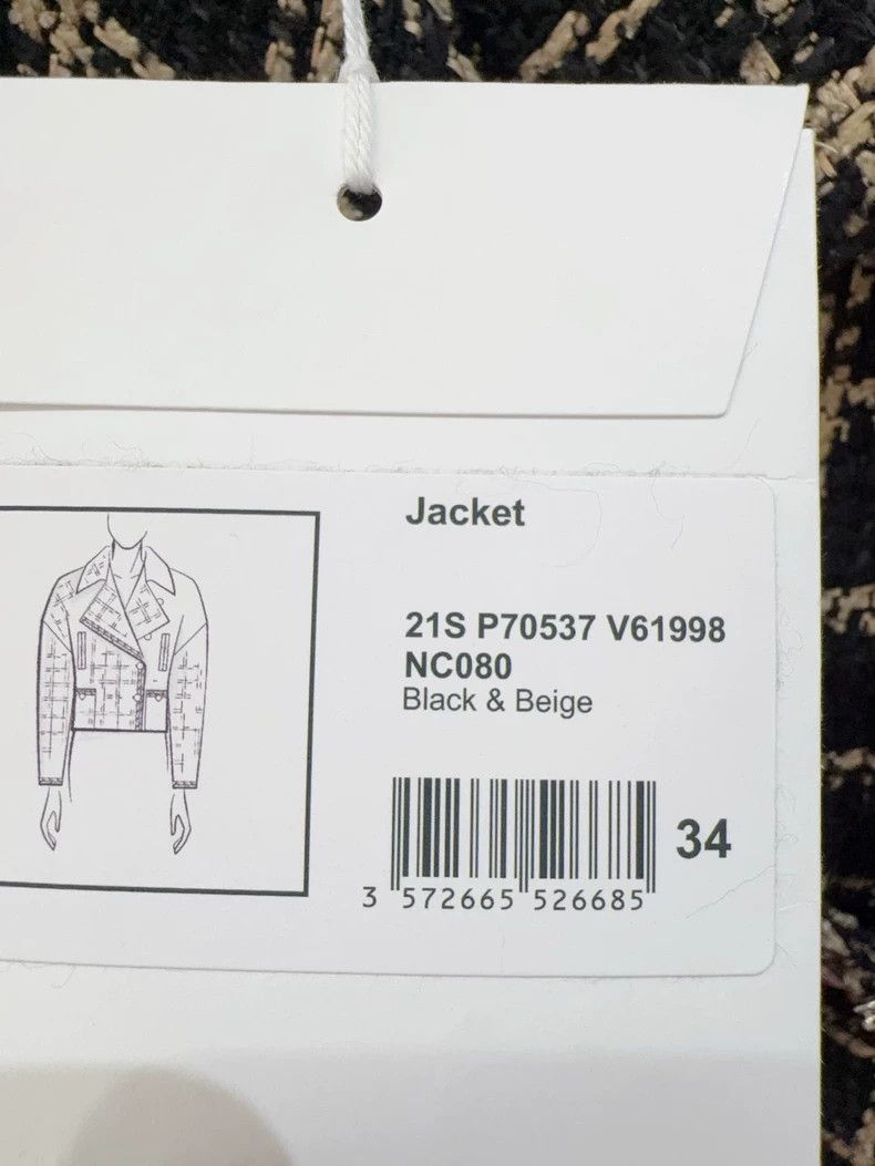 Chanel Chanel Tweed Jacket with Chain Edging - dmc Size US S / EU 44-46 / 1 - 5 Thumbnail