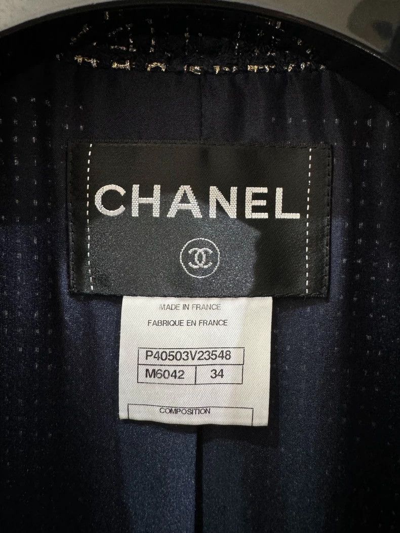 Chanel Chanel Dark Blue Vest Outerwear - dmc Size US S / EU 44-46 / 1 - 4 Thumbnail