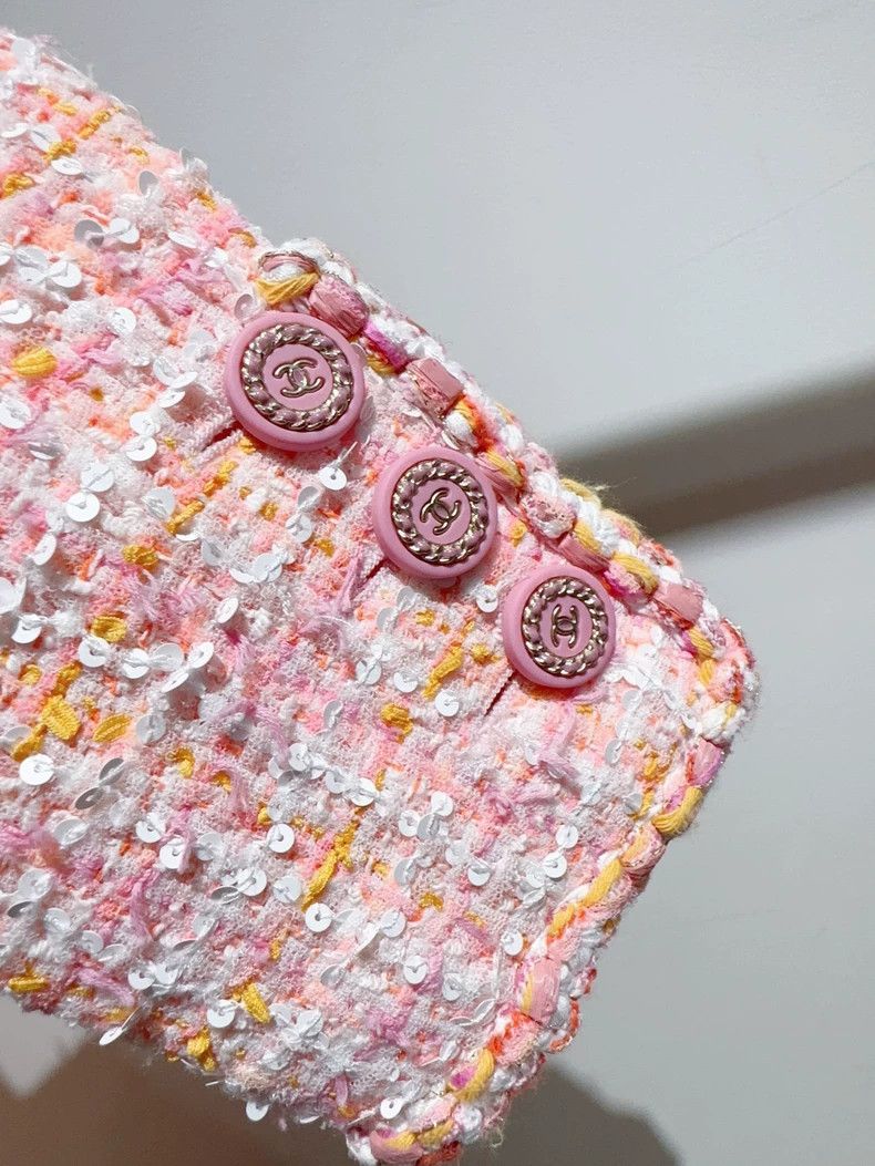 Chanel Chanel Pink Sequined Outerwear from Cruise Collection - dmc Size US M / EU 48-50 / 2 - 4 Thumbnail