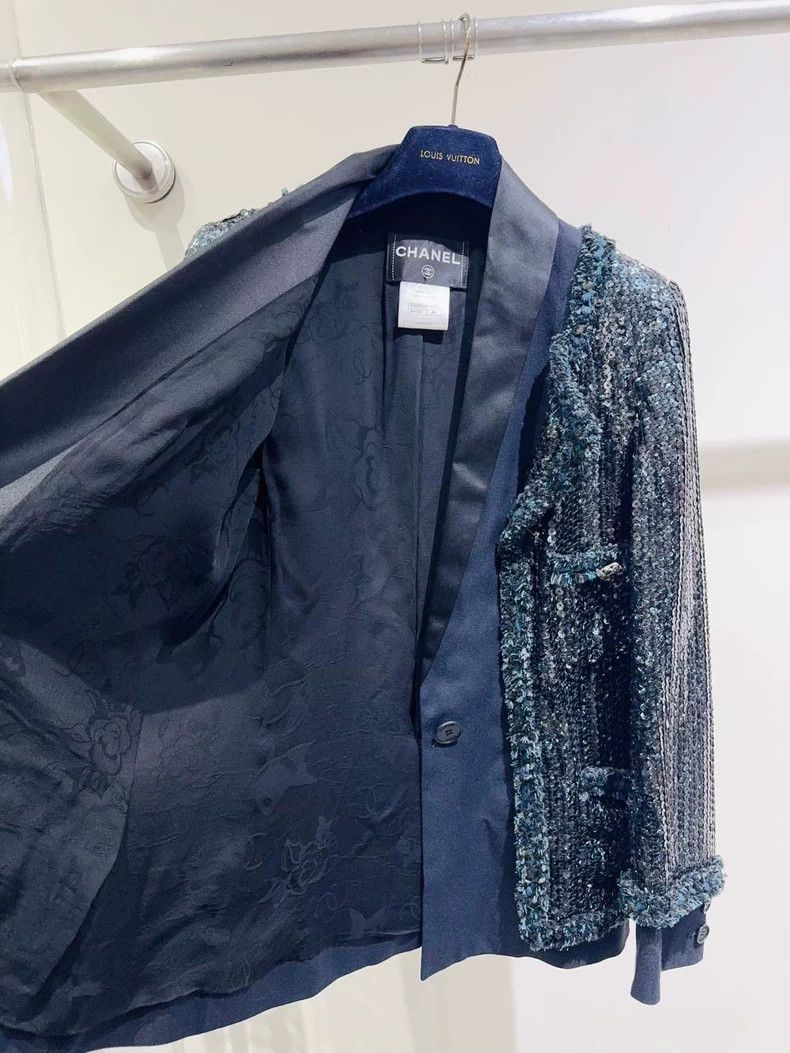 Chanel Chanel Sequined Two-Piece Coat Jacket - dmc Size US M / EU 48-50 / 2 - 6 Thumbnail