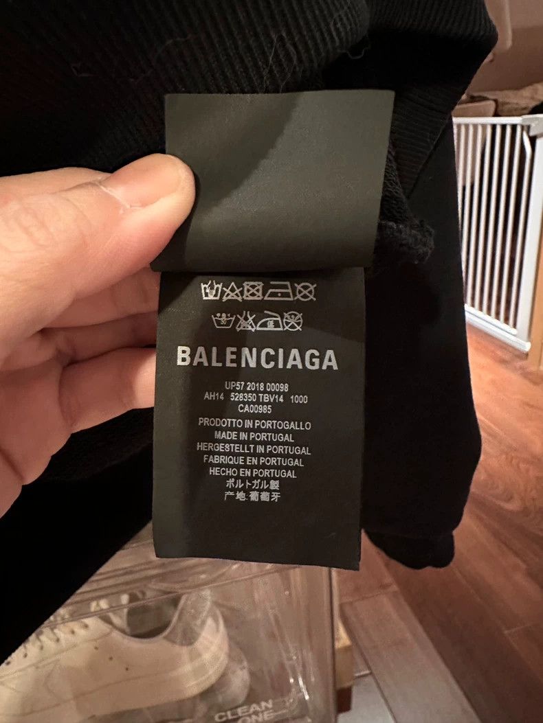 Balenciaga Balenciaga Black Hoodie in Excellent Condition - dmc Size US M / EU 48-50 / 2 - 5 Thumbnail