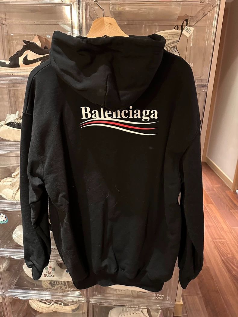 Balenciaga Balenciaga Black Hoodie in Excellent Condition - dmc Size US M / EU 48-50 / 2 - 2 Thumbnail