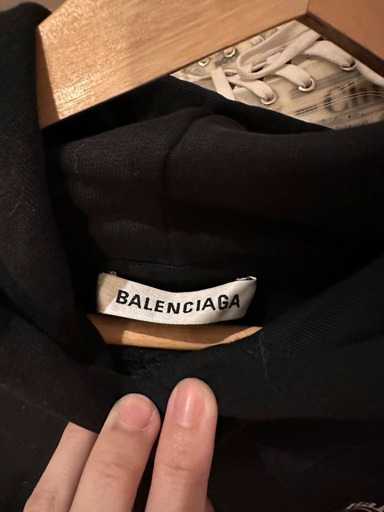 Balenciaga Balenciaga Black Hoodie in Excellent Condition - dmc Size US M / EU 48-50 / 2 - 3 Thumbnail