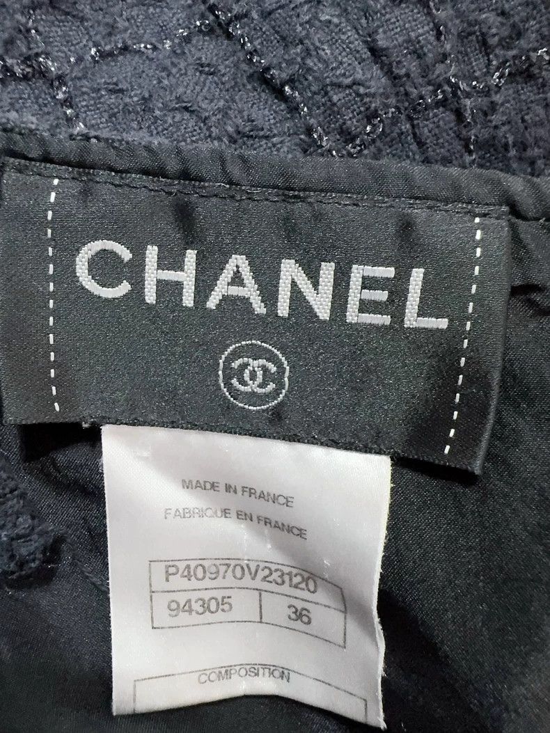 Chanel Chanel Dress Deep Blue Size 36 - dmc Size US 36 / EU 52 - 5 Thumbnail