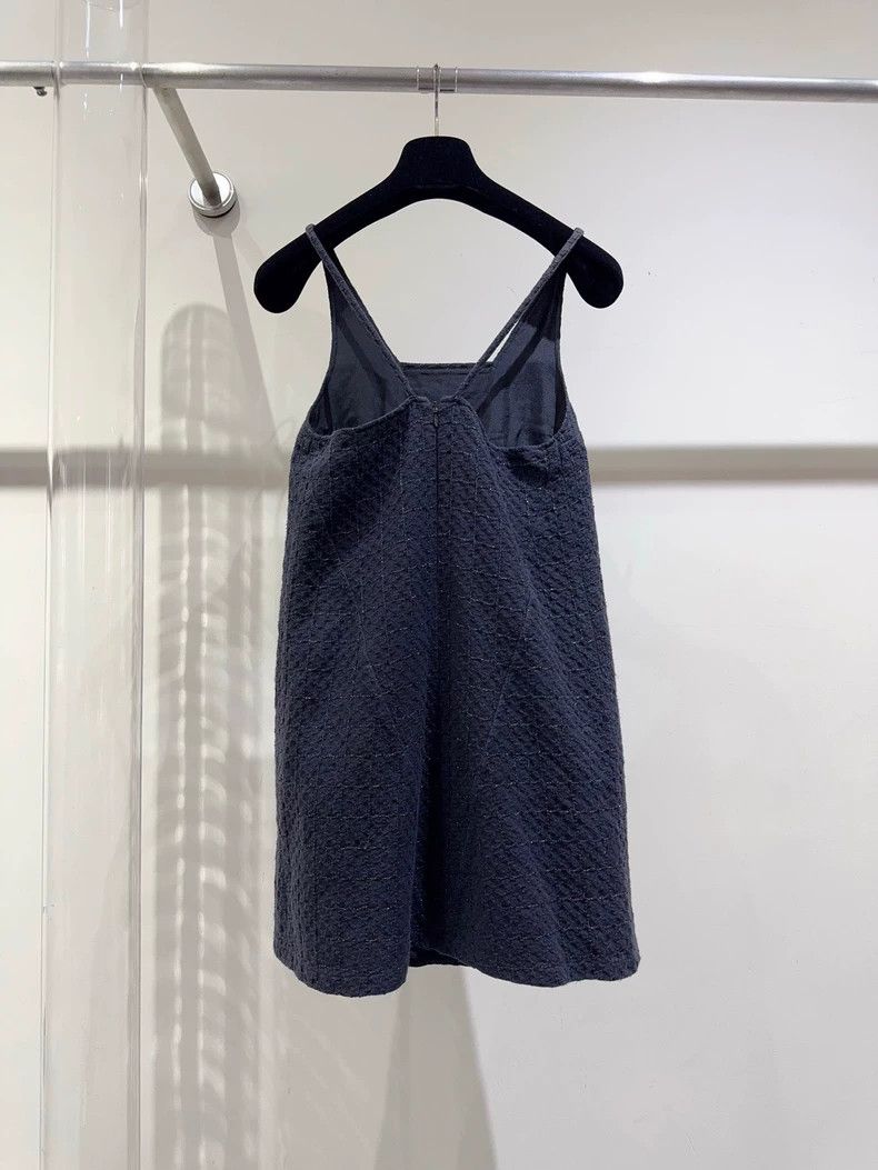 Chanel Chanel Dress Deep Blue Size 36 - dmc Size US 36 / EU 52 - 4 Thumbnail