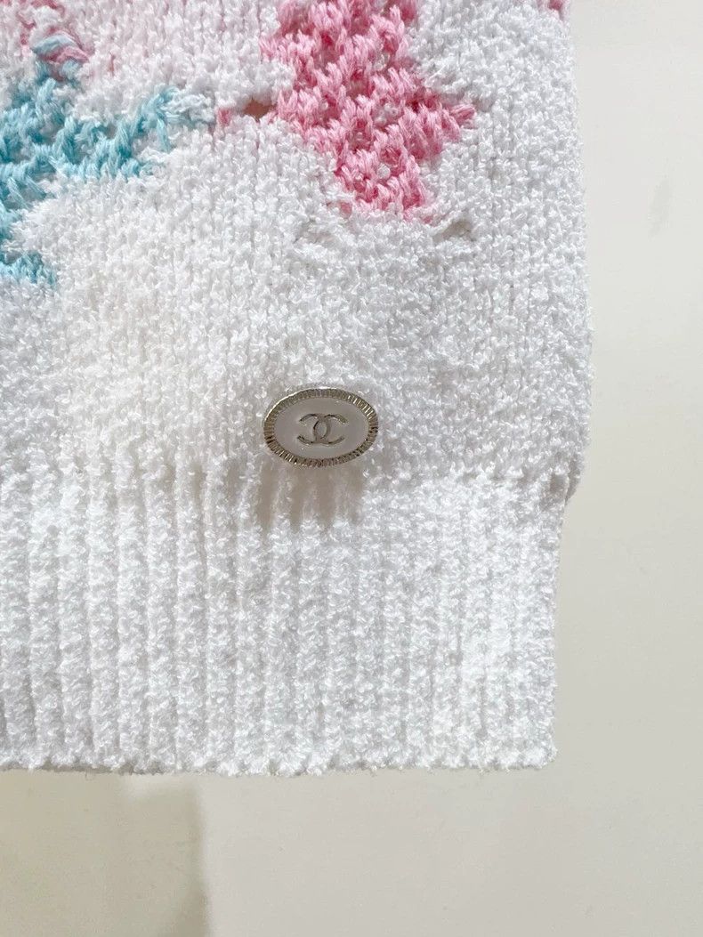Chanel Chanel Colorful Knitted Sleeveless Vest - dmc Size US S / EU 44-46 / 1 - 2 Thumbnail