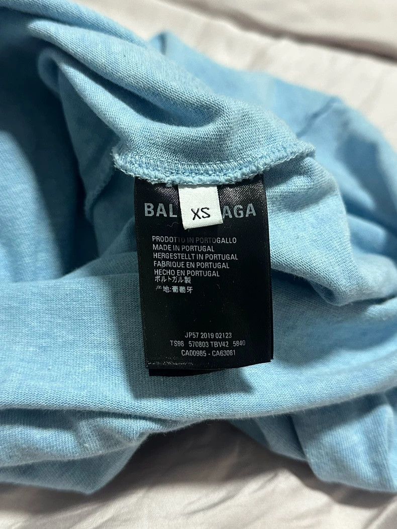 Balenciaga Balenciaga Baby Blue Short Sleeve T-Shirt - dmc Size US XS / EU 42 / 0 - 3 Thumbnail