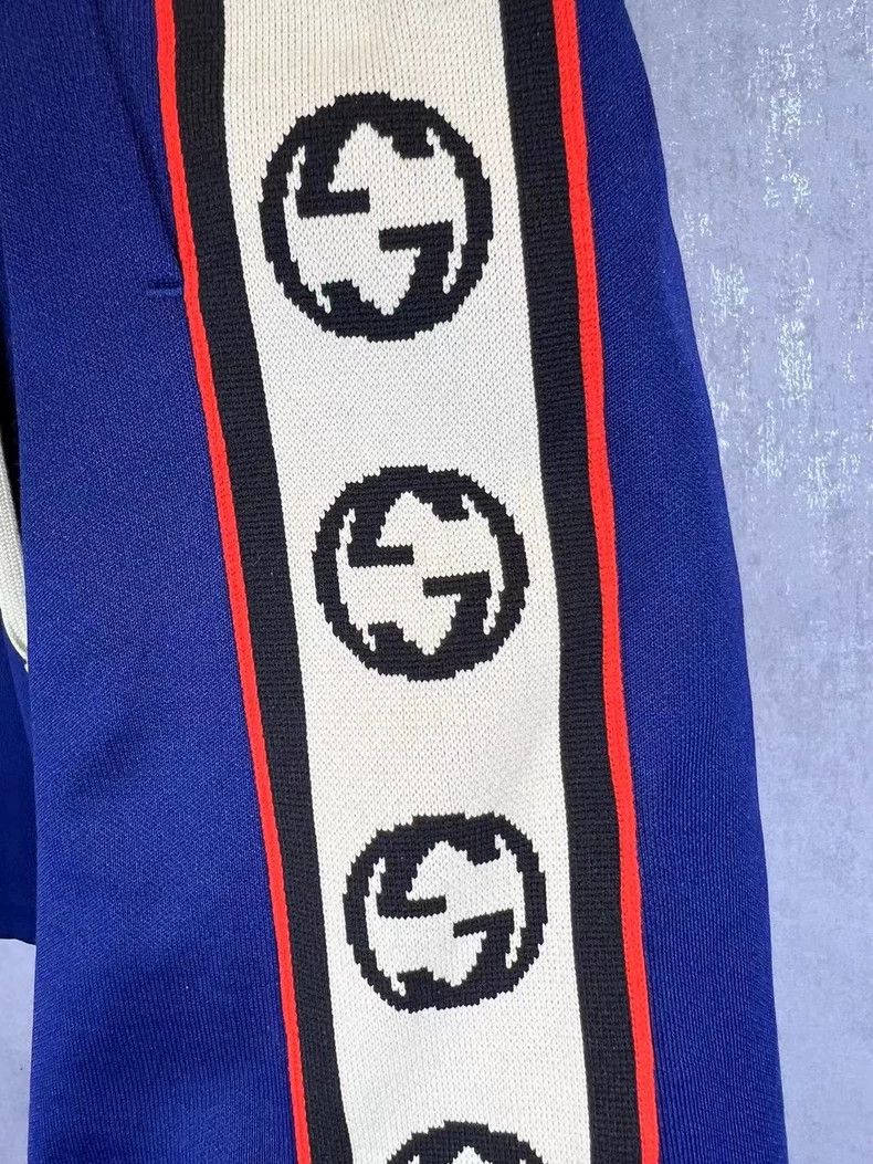 Gucci Gucci Logo Print Blue Shorts with Tags - dmc Size US 38 / EU 54 - 3 Thumbnail