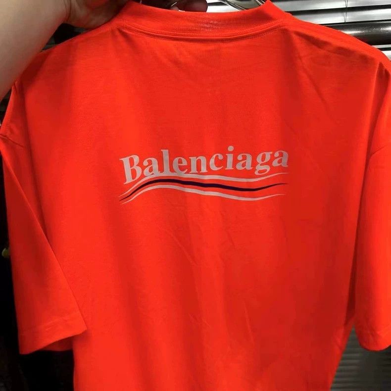 Balenciaga Balenciaga Orange Short Sleeve T-Shirt Sale - dmc Size US XS / EU 42 / 0 - 4 Thumbnail