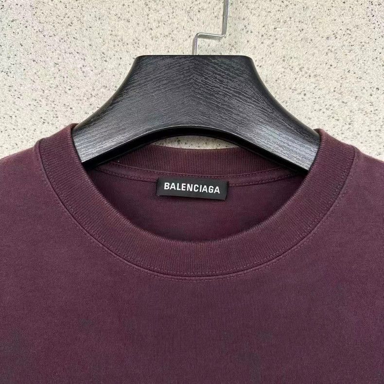 Balenciaga Balenciaga Short Sleeve T-Shirt in Purple - dmc Size US S / EU 44-46 / 1 - 2 Thumbnail
